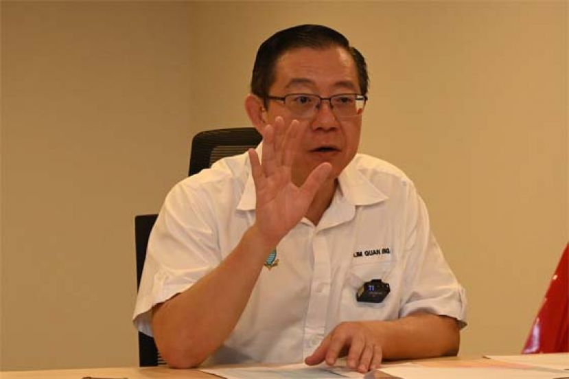 民主行动党全国主席林冠英。