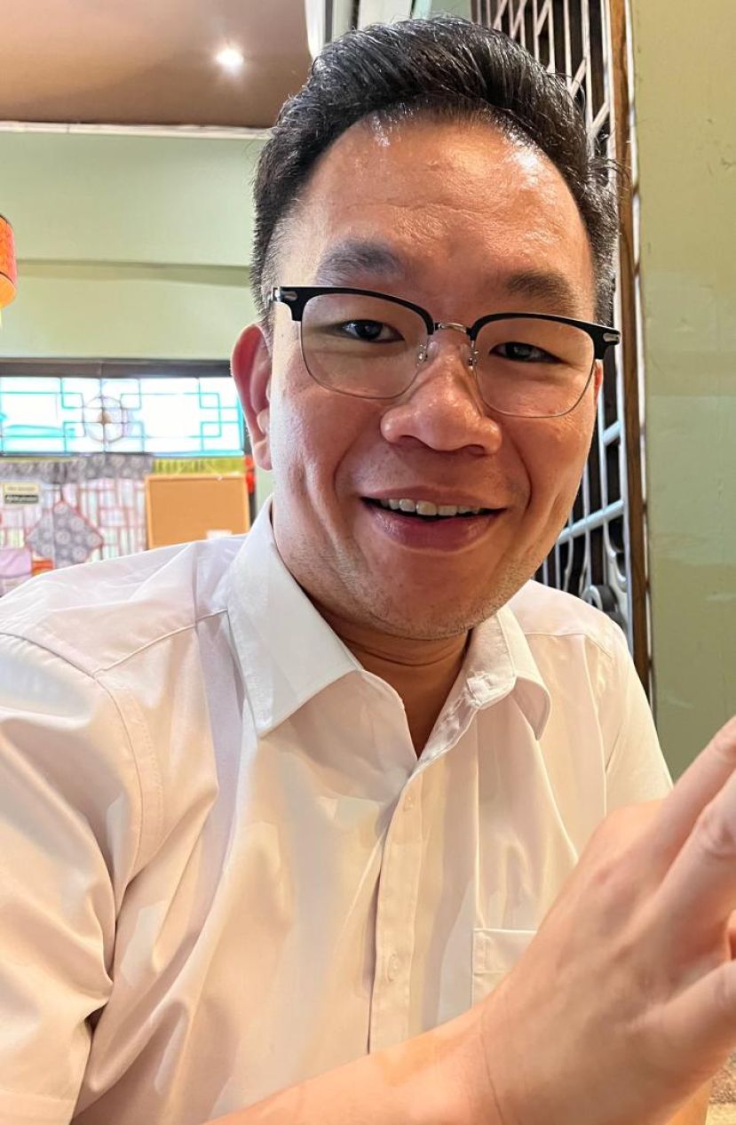 人联党古晋支部&ldquo;草根行动组&rdquo;副主任黄锡平.