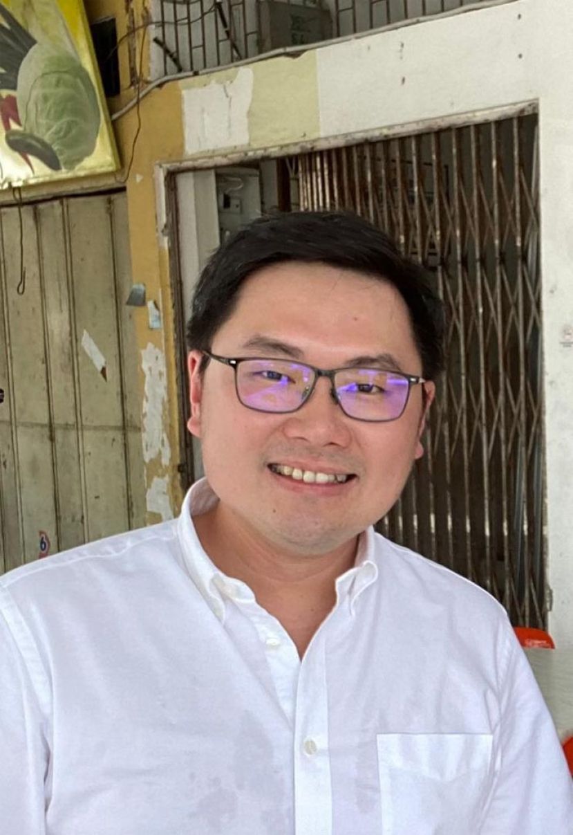 人联党古晋支部&ldquo;草根行动组&rdquo;主任黄笃荣。