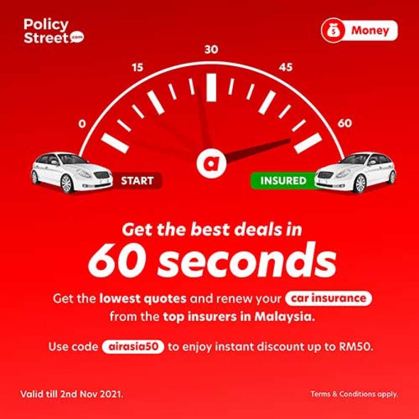 airasia money现提供数码汽车保险