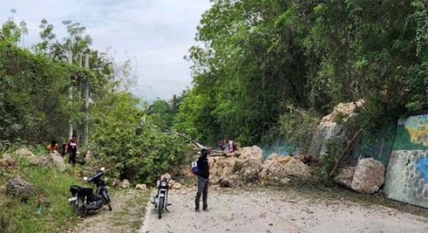 菲律宾6.7级地震，6死2人疑遭活埋。