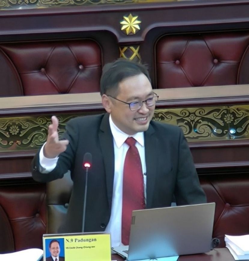 来临砂拉越议会会议  张健仁已提交10道书面提问