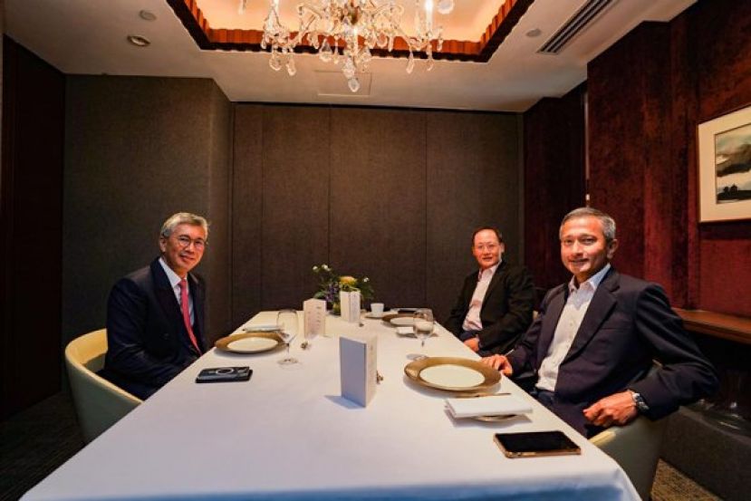 财长访问新加坡国外长与人力部长  讨论马新两国课题