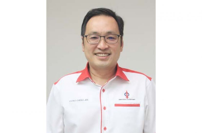 砂民主行动党主席张健仁。