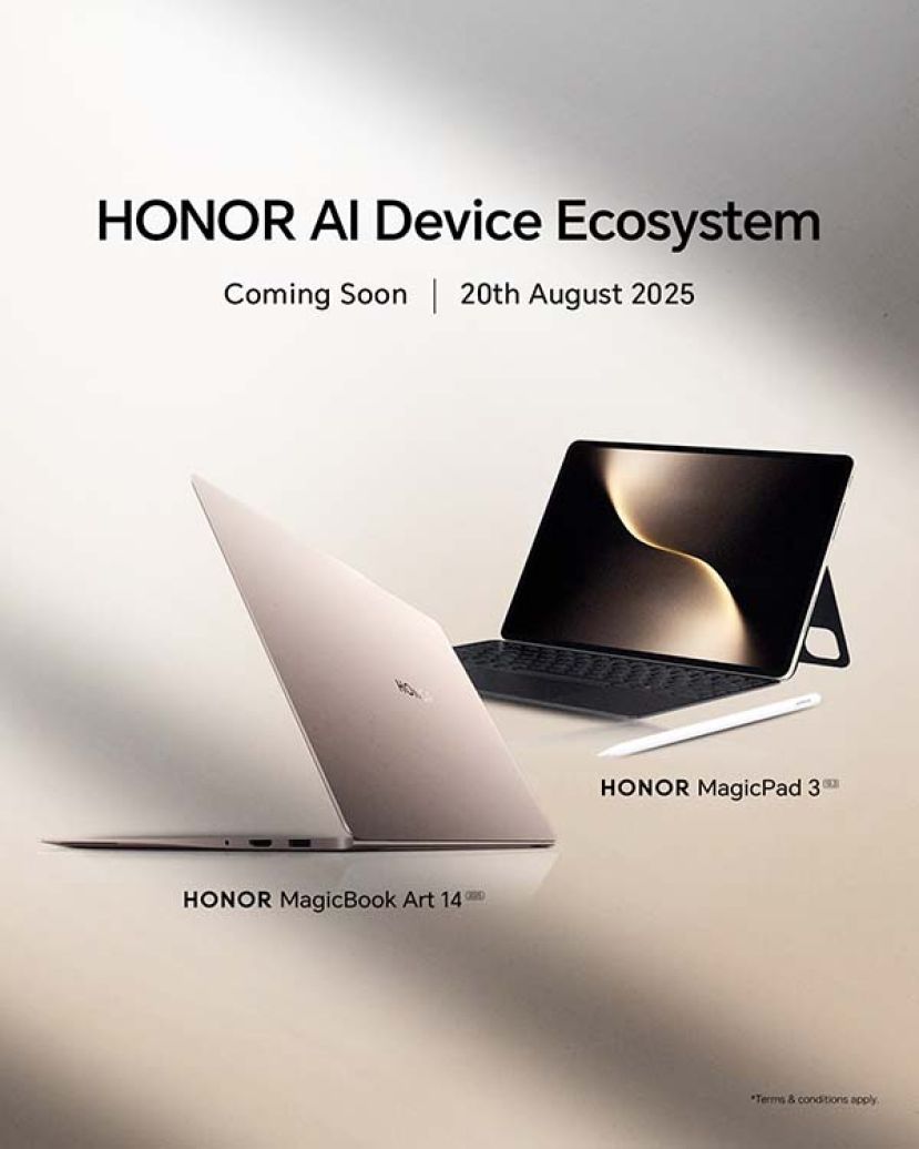 性能、AI与颜值并存，HONOR MagicPad 3 及MagicBook Art 14打造全能旗舰新标杆。