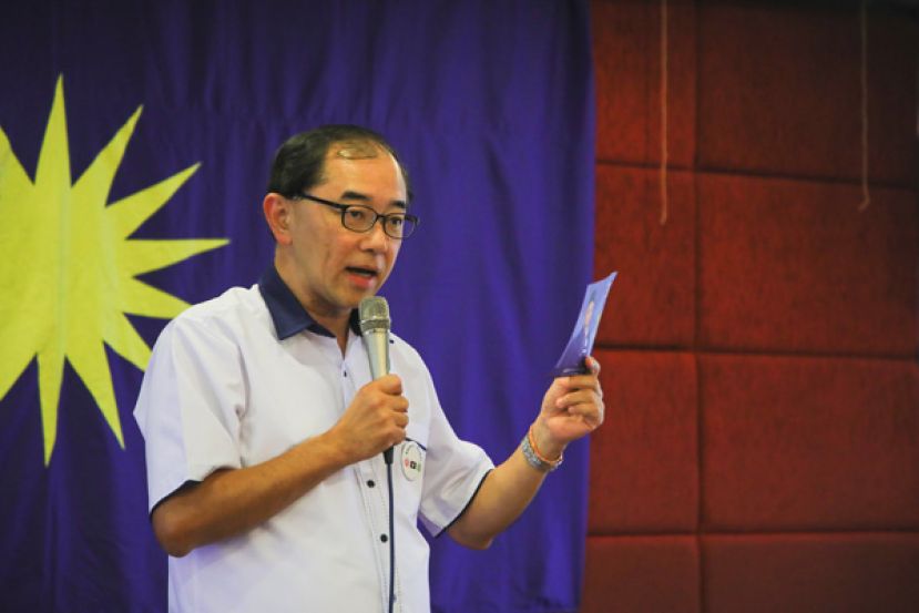 马华署理总会长拿督马汉顺.