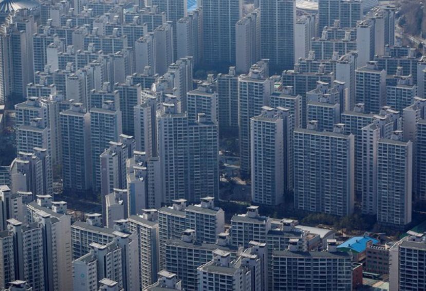 首尔房市大跌。
