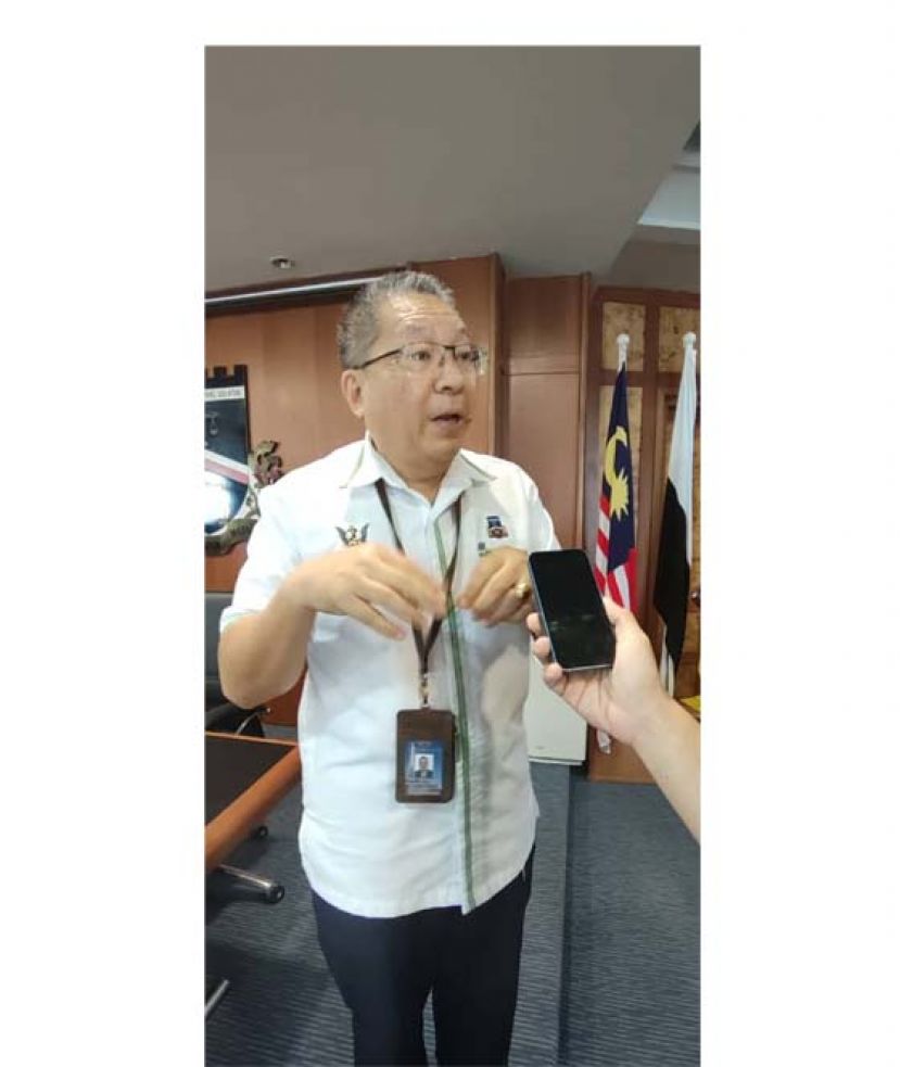 古晋南市市长拿督黄鸿圣。
