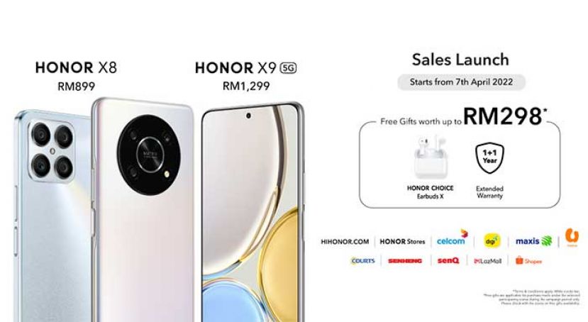 HONOR X9 5G与HONOR X8全马正式发售！ 只需RM1起即可拥抱荣耀，感受优质