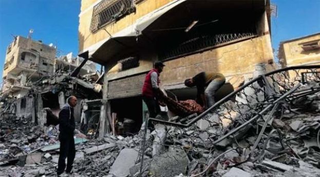 以军炸加沙居民楼近百人亡。 美国：可怕。