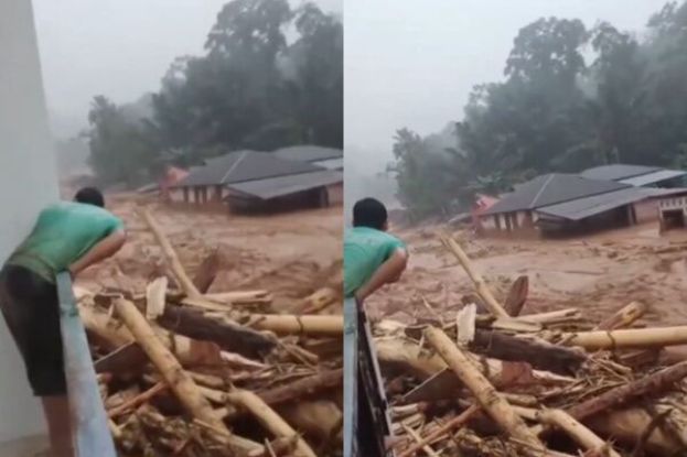 印尼北苏门答腊省遭暴雨肆虐，至今仍有灾区沦为孤岛。