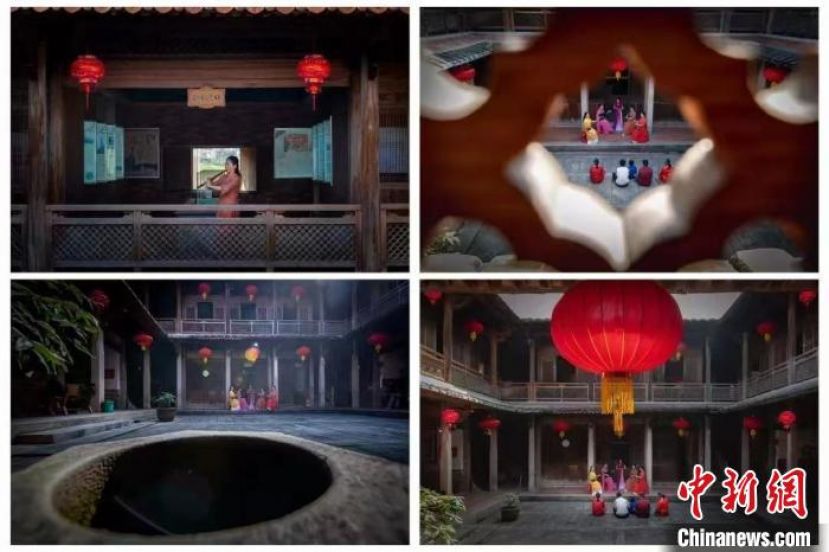 推开大门，走进铺前土楼，一股历史的厚重感和浓郁的畲族风情扑面而来。