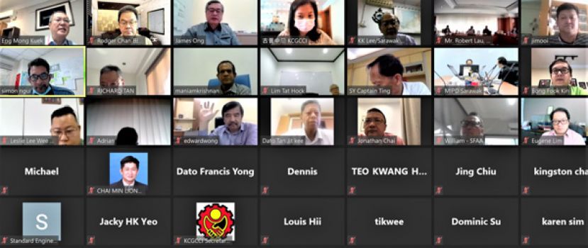 古晋中华总商会召集砂基本设施与海港发展部、古晋海港局、马来西亚船东公会、砂拉越航运公会及砂拉越报关行公会代表出席共同商讨。