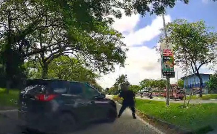 休旅车撞拖车司机案 警捕老夫妇调查