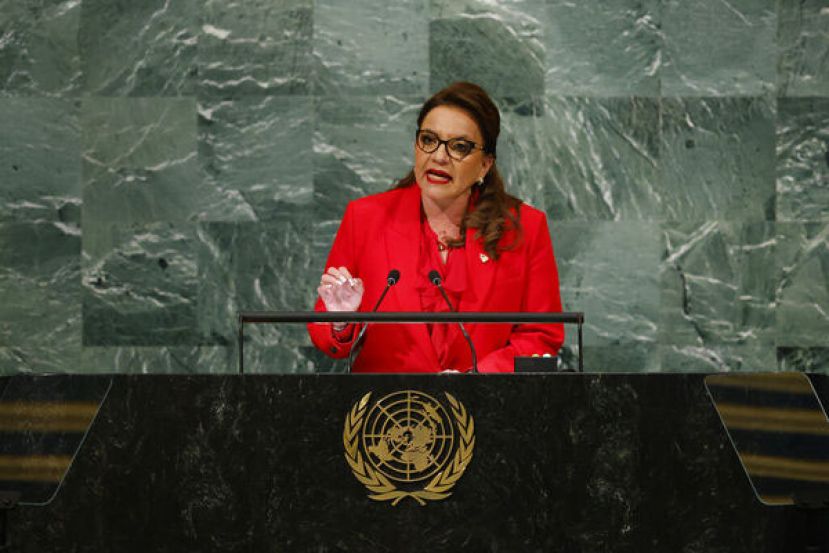 宏都拉斯总统卡斯楚。