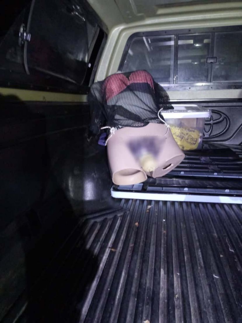 获&ldquo;救&rdquo;的性爱玩偶被反毒机构带走。