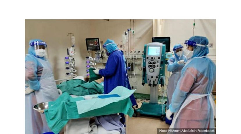 全国冠病加护病床使用率84%