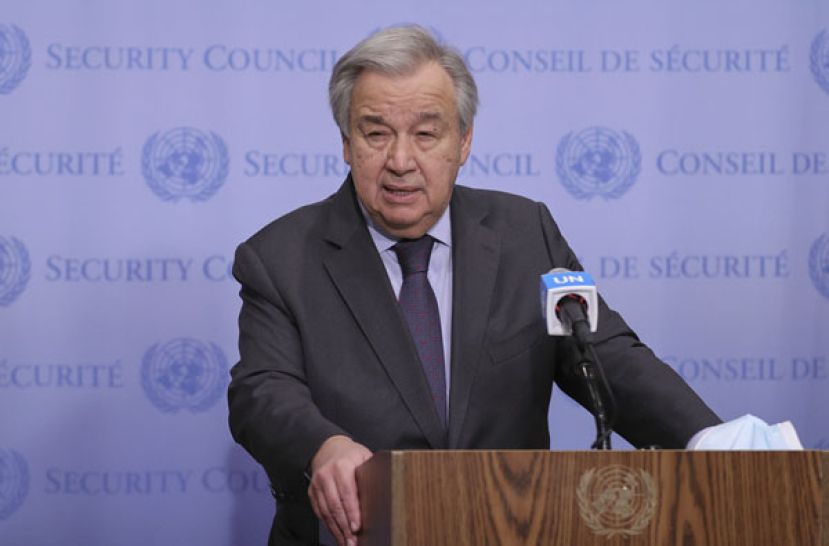 古特雷斯呼吁停战。