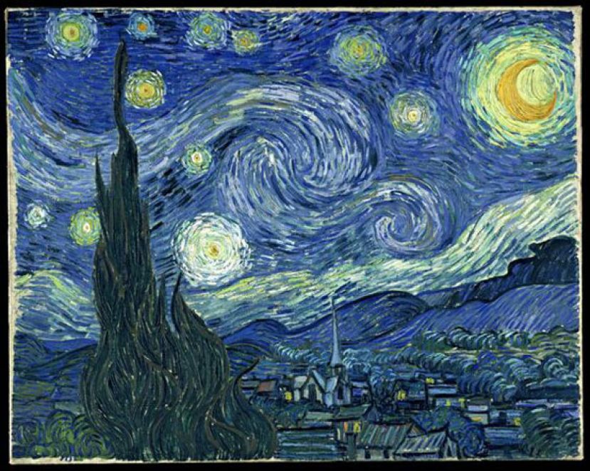 梵谷经典名画《星夜》，最新研究发现，画中星空可能取材自137年前的真实天象。