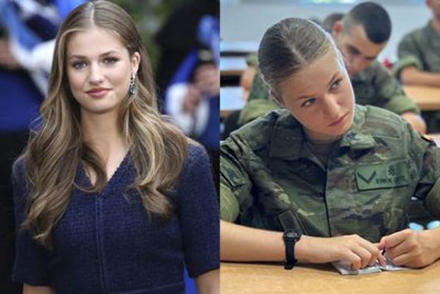 有真人版迪士尼公主美誉的西班牙王室继承人莱昂诺公主，将追随国王菲利浦六世脚步，接受三军训练。