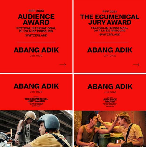 影展工作人员，评审与观众跟阿邦说：我们都很爱你！