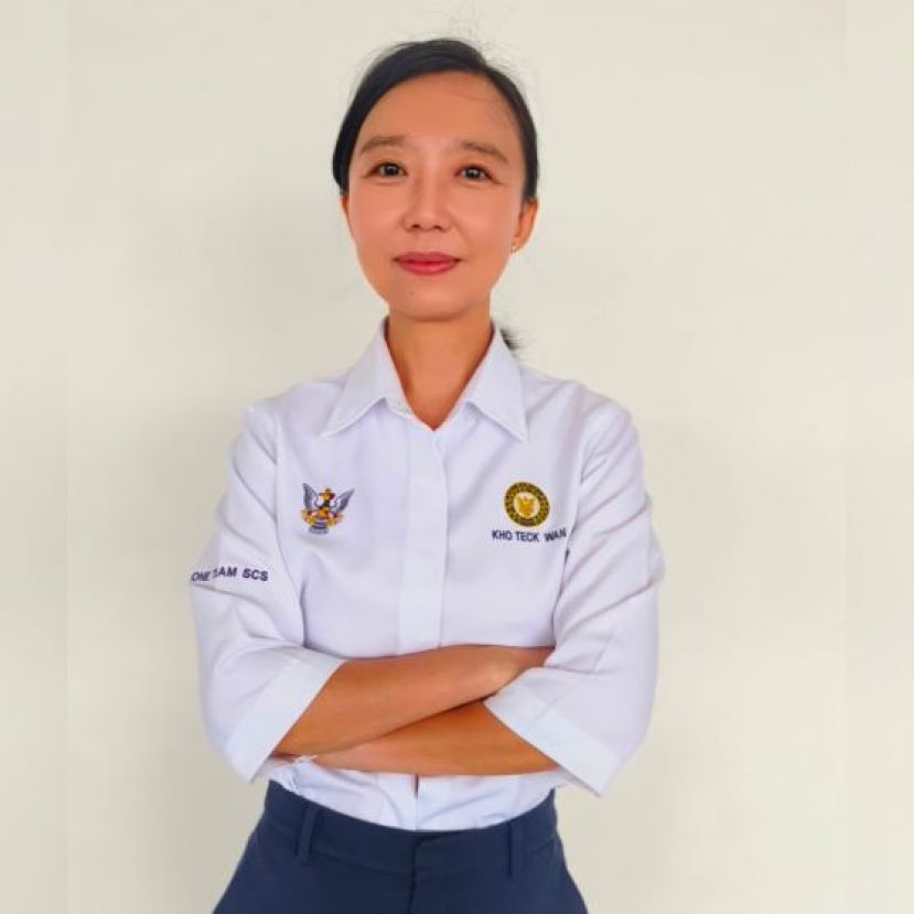 人联党中央妇女组主席许德婉。