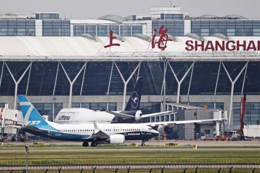 南航在多条国际航线上陆续恢复及增班。图为上海浦东机场。