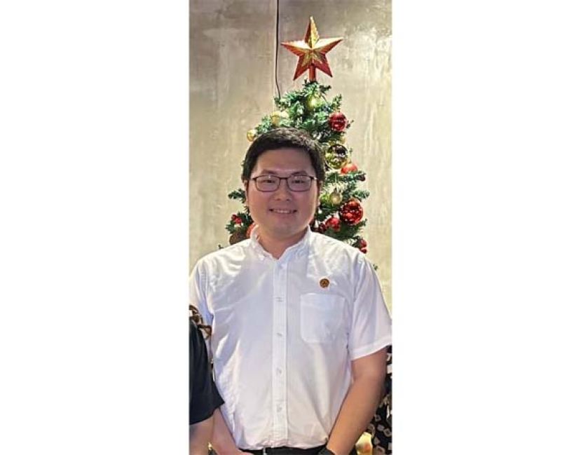 人联党古晋支部青年团团长黄笃荣。