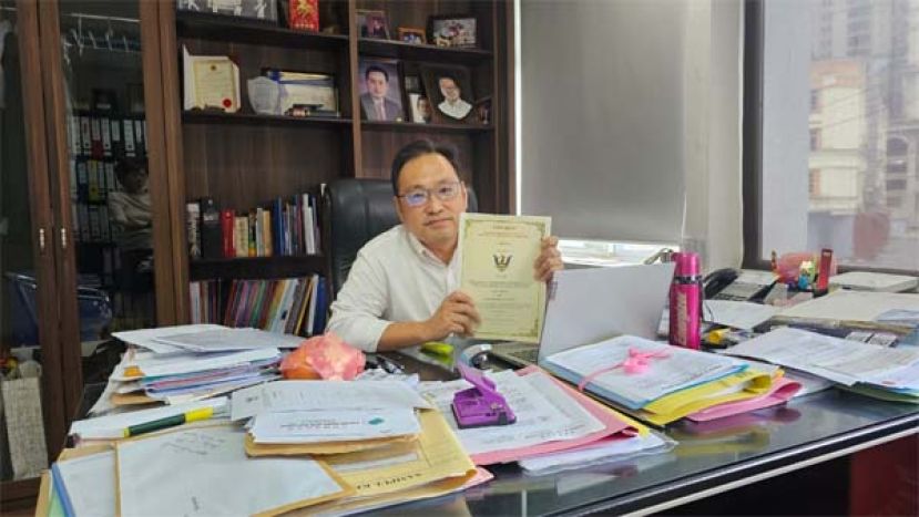 砂行动党主席兼国州议员张健仁。