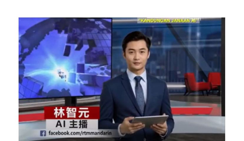 RTM引入AI主播　每晚7时华语新闻时段开播