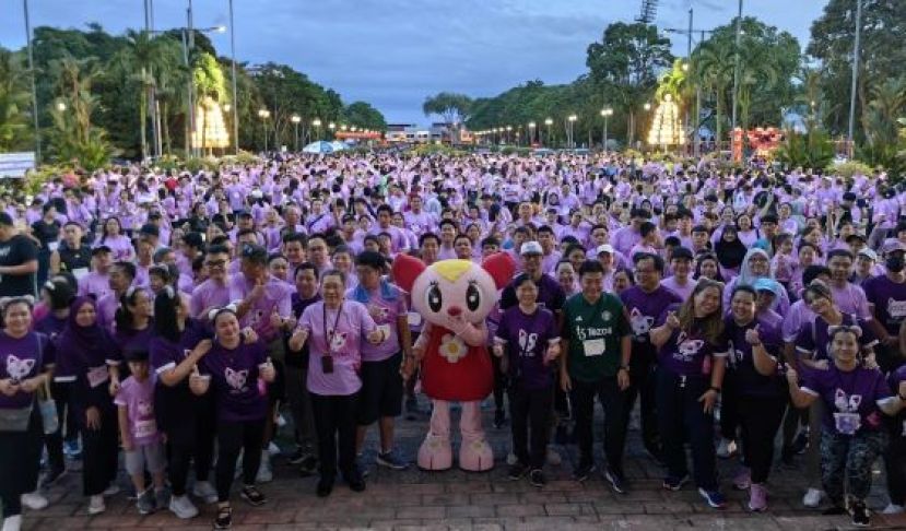 3300人，参加2024年Meow自闭症慈善跑，场面相当壮观。