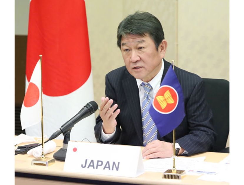 日本外长茂木敏充。