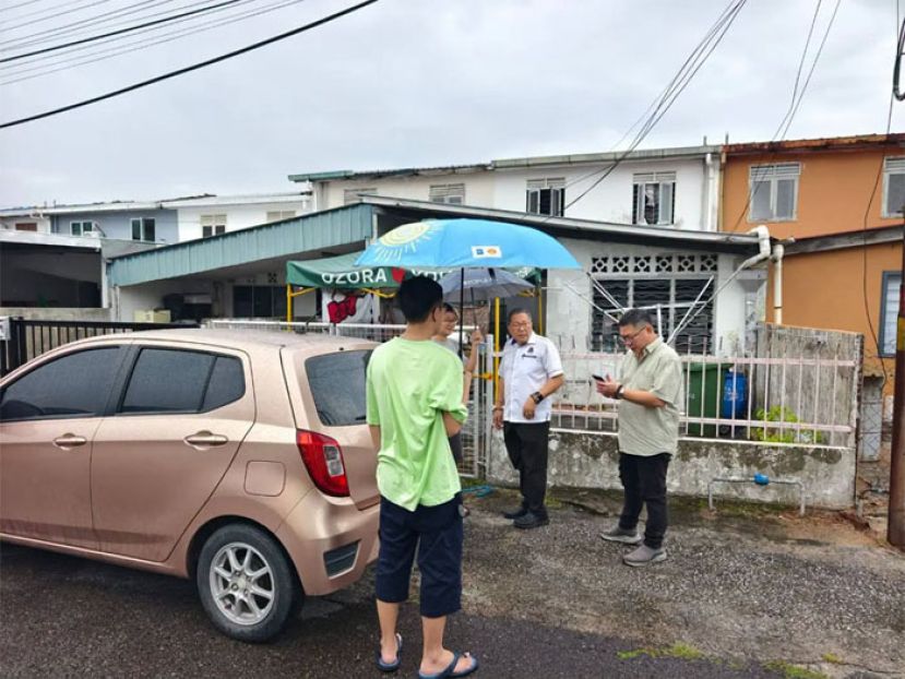 火灾惊醒熟睡居民　市长黄鸿圣探访沈庆鸿路第2巷火患灾黎