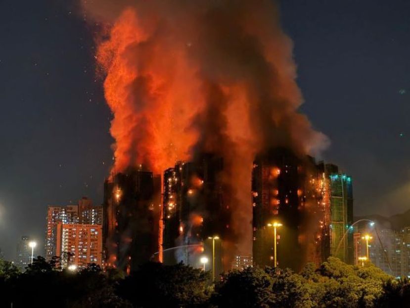 宏福苑5级火，警更新统计，151人死 30人失联。
