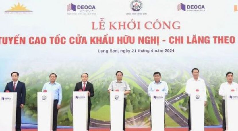 越南总理下令开工，建通往中国高速公路。