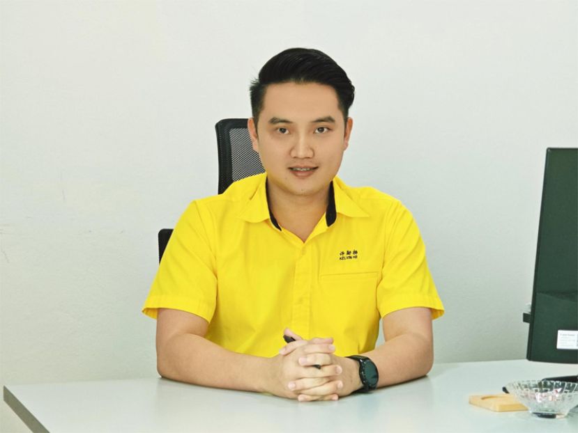 砂人联党青年总团副团长许勋扬。