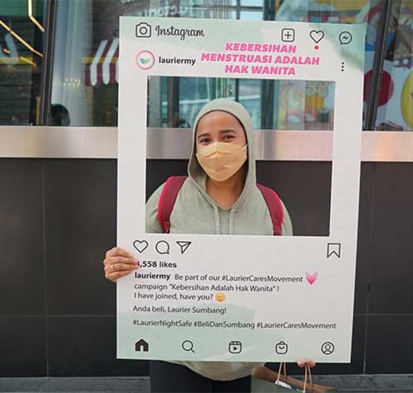 KAO Laurier Malaysia,MyPerintis 及马来西亚高等教育部结合草根 促成 &ldquo;Kebersihan Menstruasi Adalah Hak Wanita&rdquo; 运动。