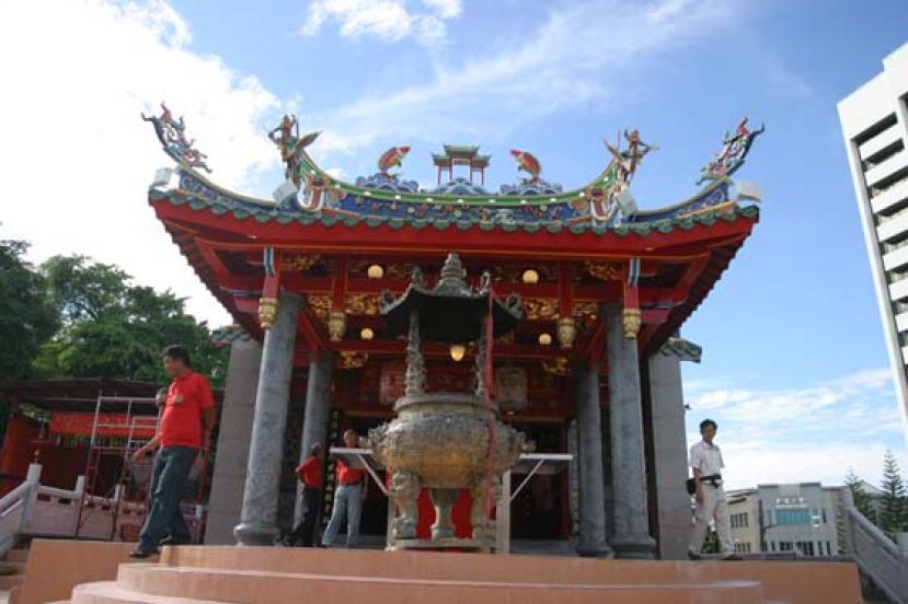 古晋寿山亭大伯公庙。