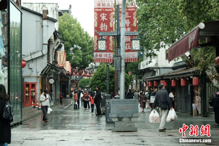 南宋御街现貌。