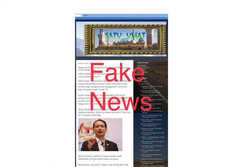 伊维菌素可治冠病？诺希山：假新闻!