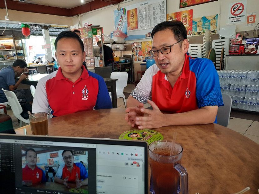 张健仁呼吁选民支持哥打圣淘沙区候选人江峰年 给他机会为民服务