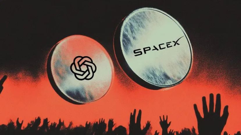 马斯克旗下太空探索科技公司SpaceX正式揭晓首次公开IPO申请文件，而OpenAI也打算在未来几天送件申请。