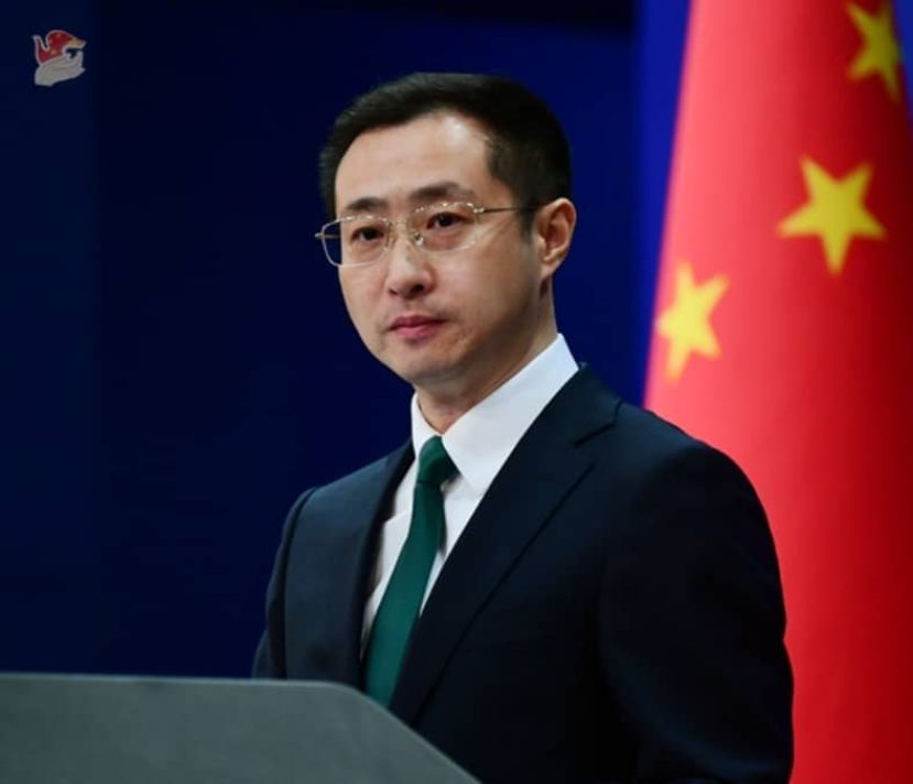 中国外交部发言人林剑。