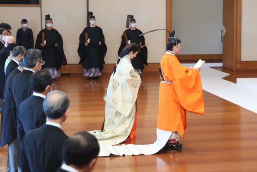 日本皇室举行立皇嗣之礼。