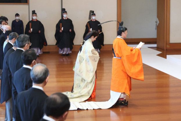 日本皇室举行立皇嗣之礼。