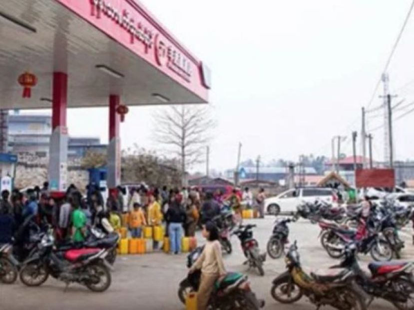 缅甸推每周燃油配额措施，限一周仅可加2次油。