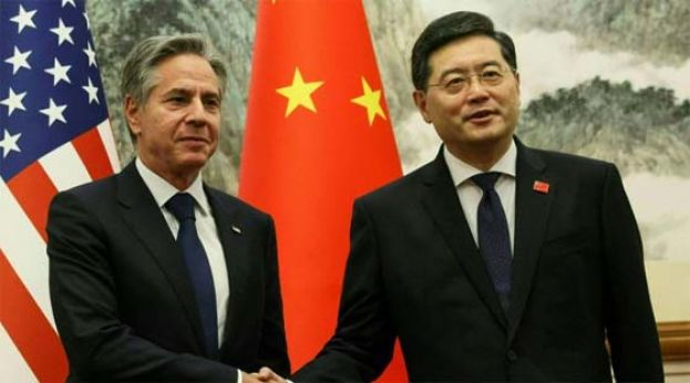 秦刚与布林肯会谈 &ldquo;台湾问题最重大&rdquo;。