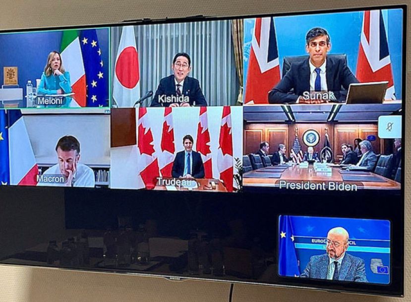 G7表达对以色列的全力支持。