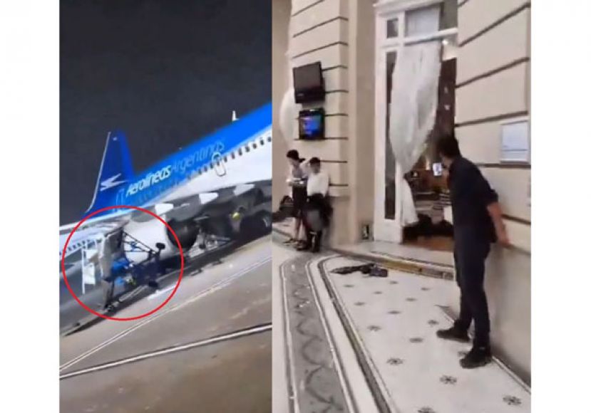 暴风侵袭阿根廷。