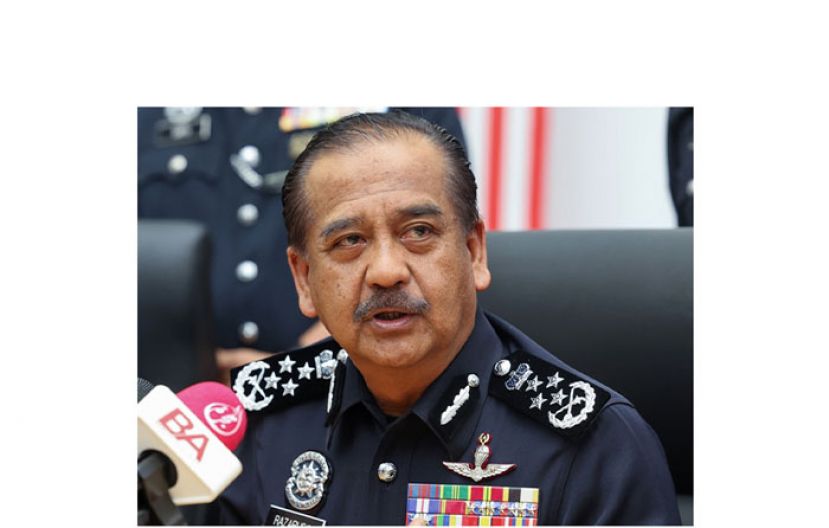 全国警察总长丹斯里拉扎鲁丁。